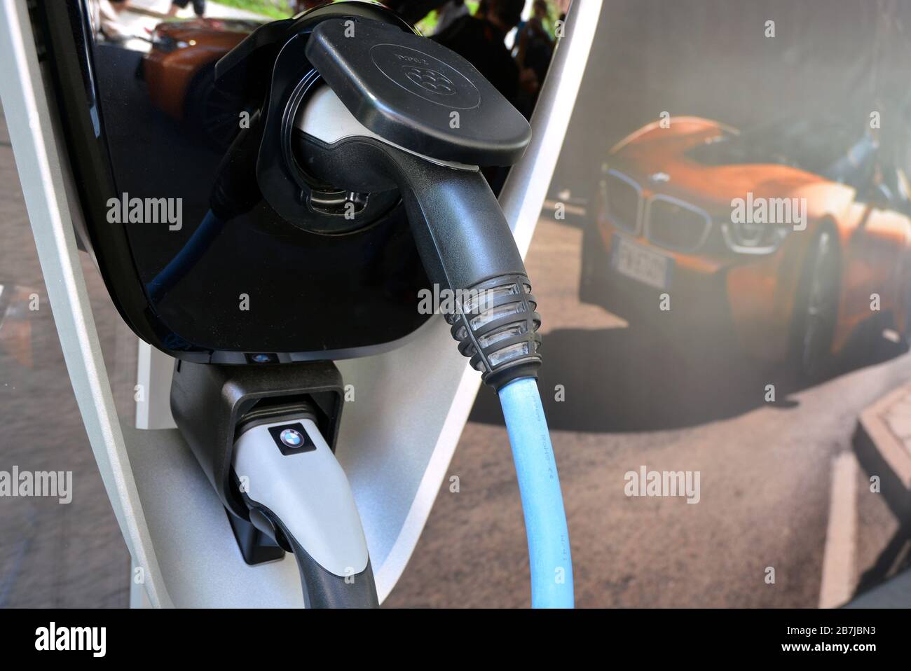 Torino Piemonte, Italia. -06/09/2018- annuale "Torino Motor Show' (Salone Internazionale dell'auto) al Parco del Valentino e Castello. Foto Stock