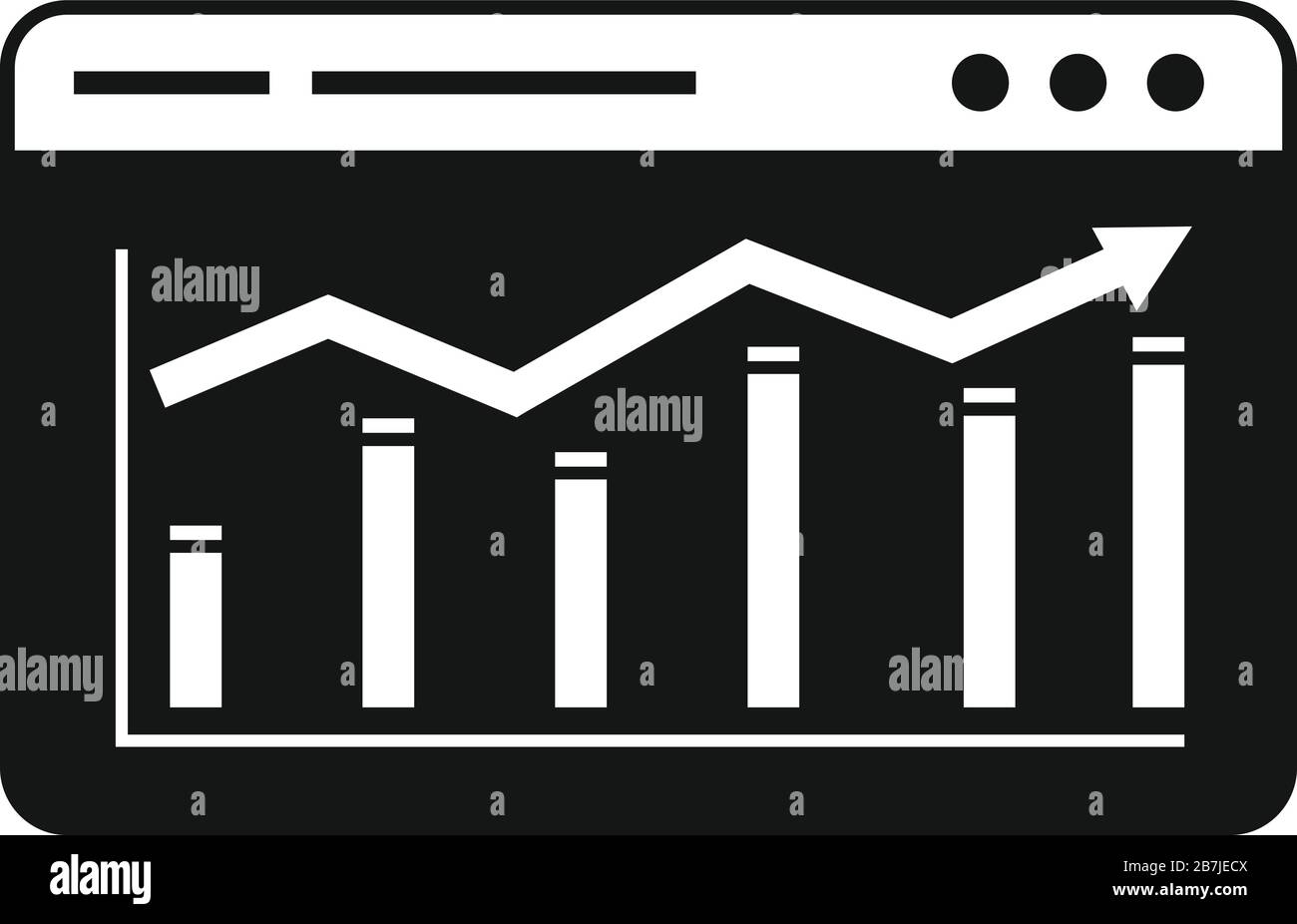 Icona della piattaforma Web CRM. Semplice illustrazione dell'icona vettoriale della piattaforma web crm per il web design isolato su sfondo bianco Illustrazione Vettoriale
