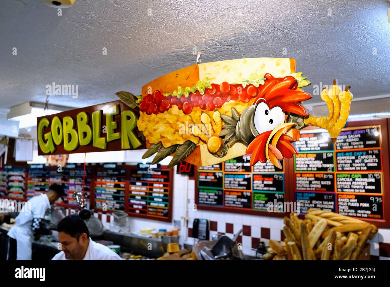 Millburn Delicatessen 328 Millburn Avenue, Millburn, NJ 07041 locale preferito, aperto dal 1946. Il miglior sandwich Deli nel Garden state. Foto Stock