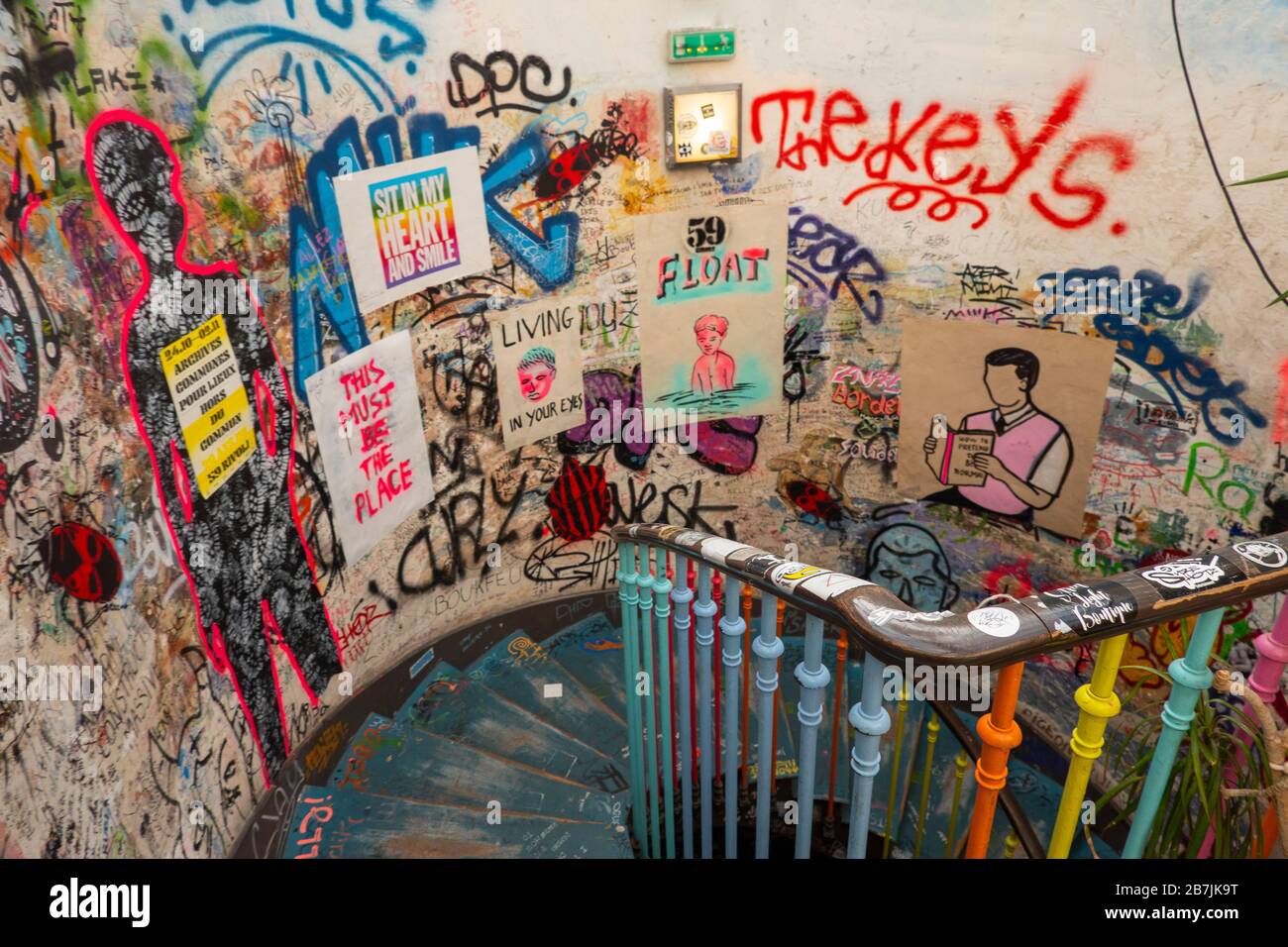 59 Galleria d'arte Rivoli a Parigi Francia Foto Stock
