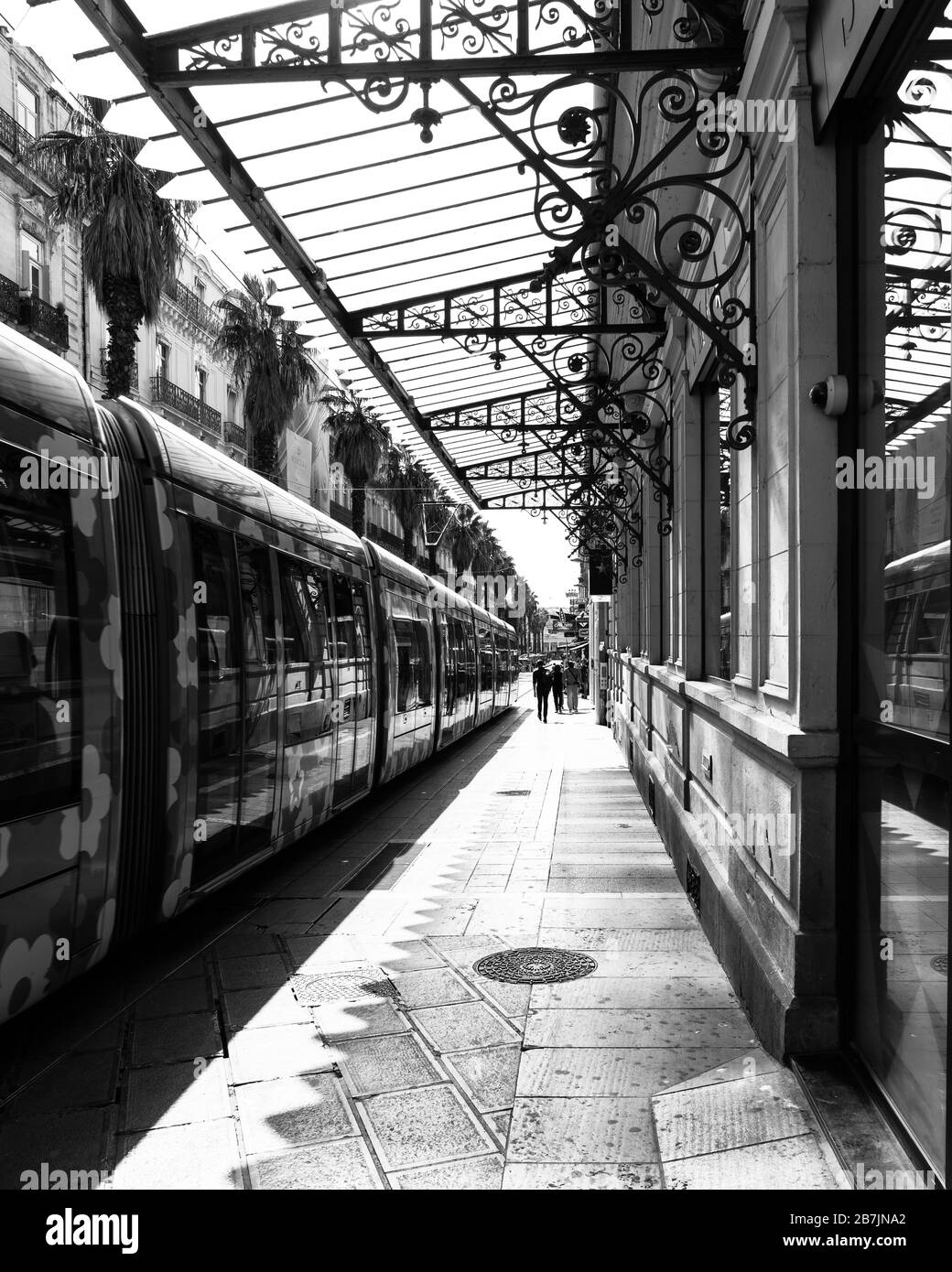 Camminare in Francia Foto Stock