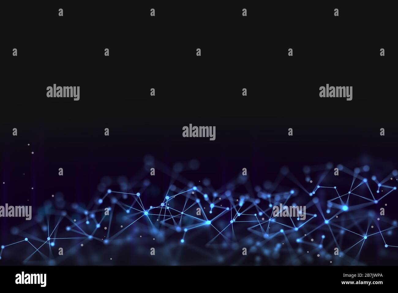 Trasmissione di big data su rete globale Foto Stock