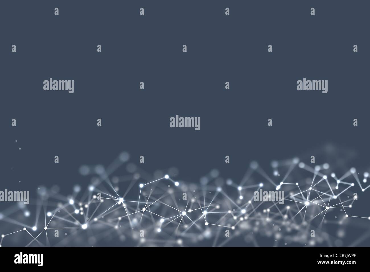 Trasmissione di big data su rete globale Foto Stock