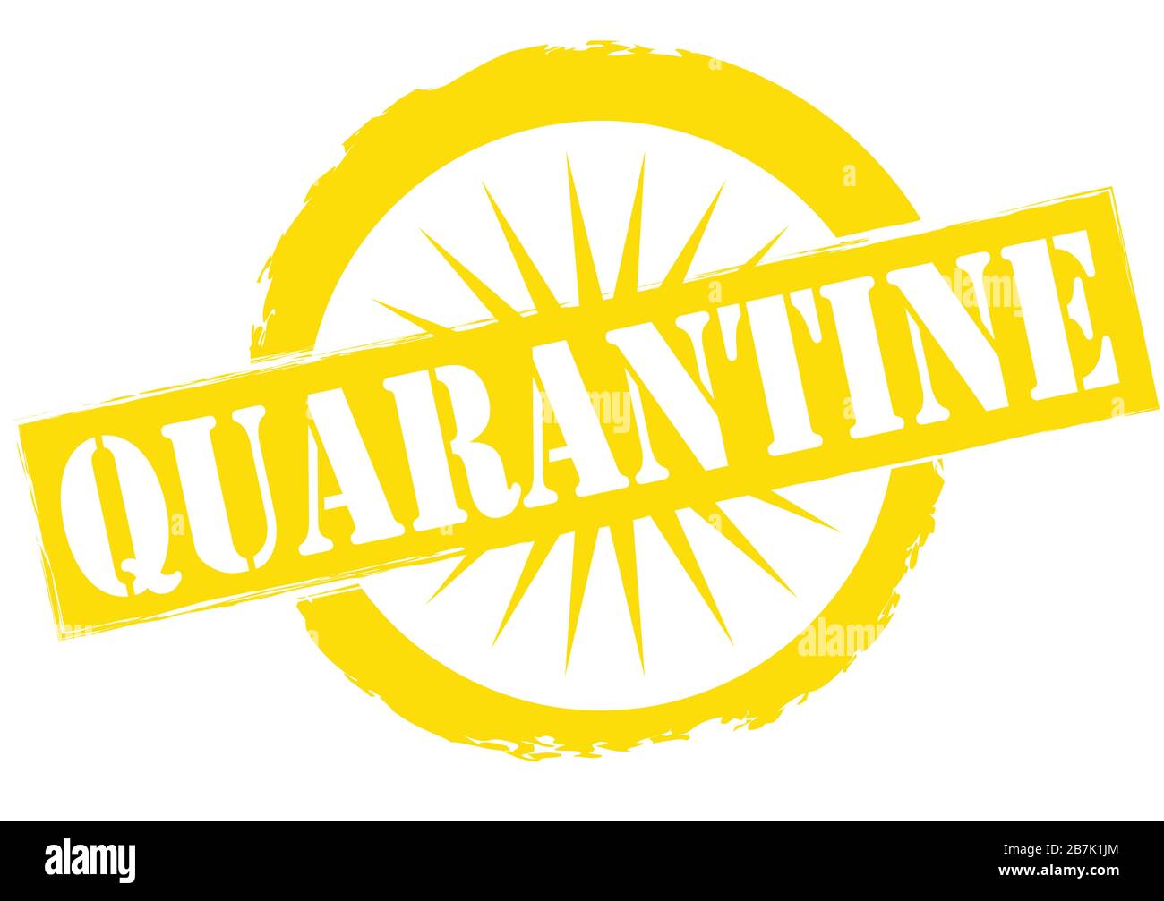 Coronavirus pandemia attenzione globale crisi modello timbro Illustrazione Vettoriale