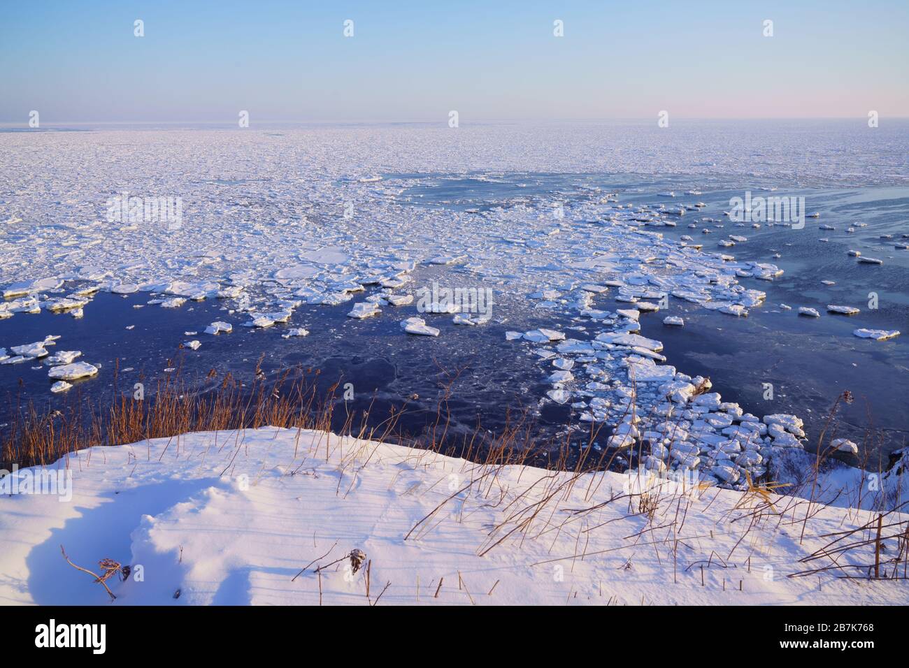 Ghiaccio di direzione Foto Stock