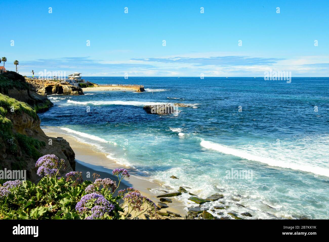 La Jolla è una comunità di San Diego conosciuta come "il gioiello del Pacifico" Foto Stock