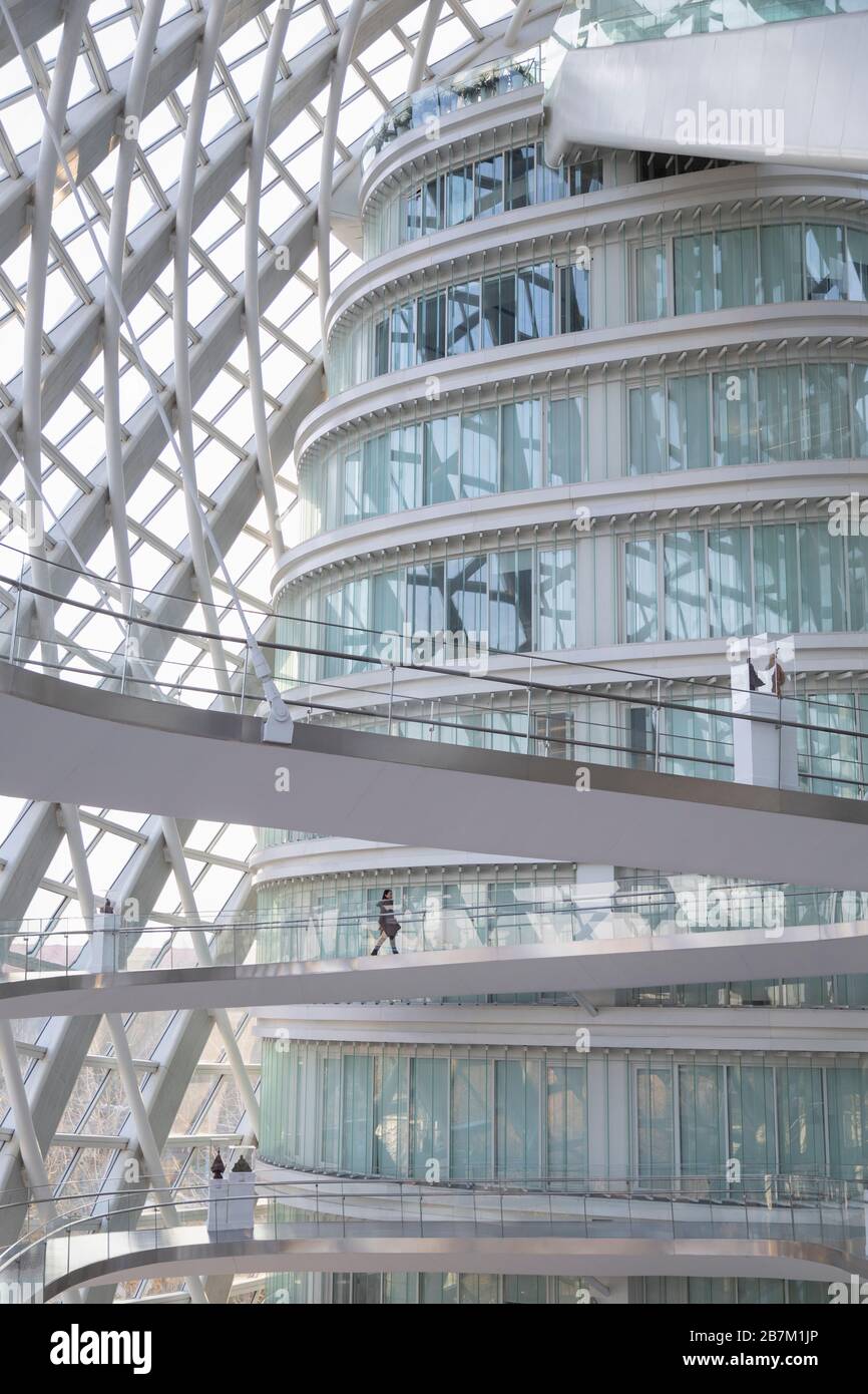 Phoenix International Media Center, Pechino, Cina Foto Stock