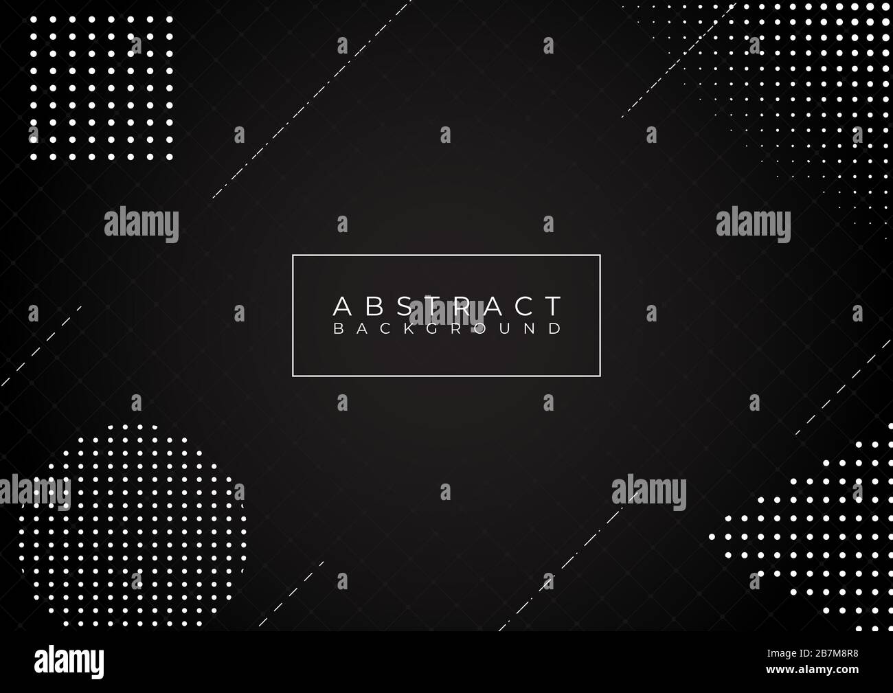 Astratta griglia scura sfondo geometrico stile linea di disegno mezzitoni. Illustrazione vettoriale. Illustrazione Vettoriale