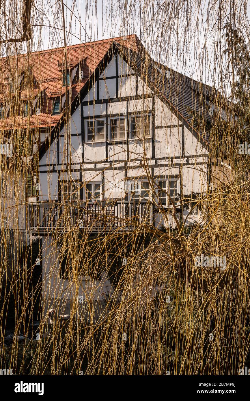 Vecchio edificio storico nella parte vecchia della città Foto Stock