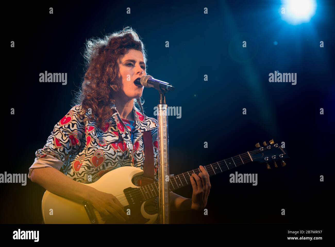 Skanderborg, Danimarca. 10 agosto 2017. Il cantante e cantautore canadese Kiesza ha tenuto un concerto dal vivo durante il festival musicale danese SmukFest 2017 a Skanderborg. (Photo credit: Gonzales Photo - Rod Clemen). Foto Stock