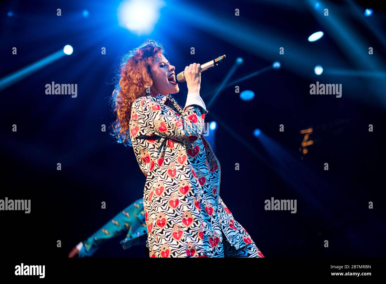 Skanderborg, Danimarca. 10 agosto 2017. Il cantante e cantautore canadese Kiesza ha tenuto un concerto dal vivo durante il festival musicale danese SmukFest 2017 a Skanderborg. (Photo credit: Gonzales Photo - Rod Clemen). Foto Stock