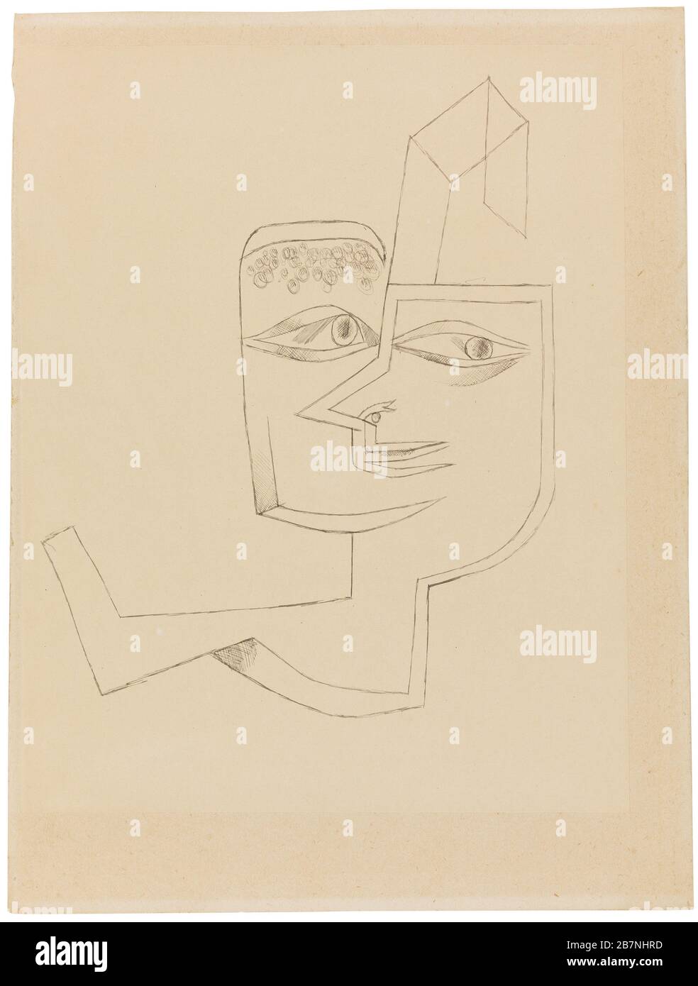 Ritratto di una donna fresca, 1919. Trovato nella collezione di Herzog Anton Ulrich Museum, Braunschweig. Foto Stock