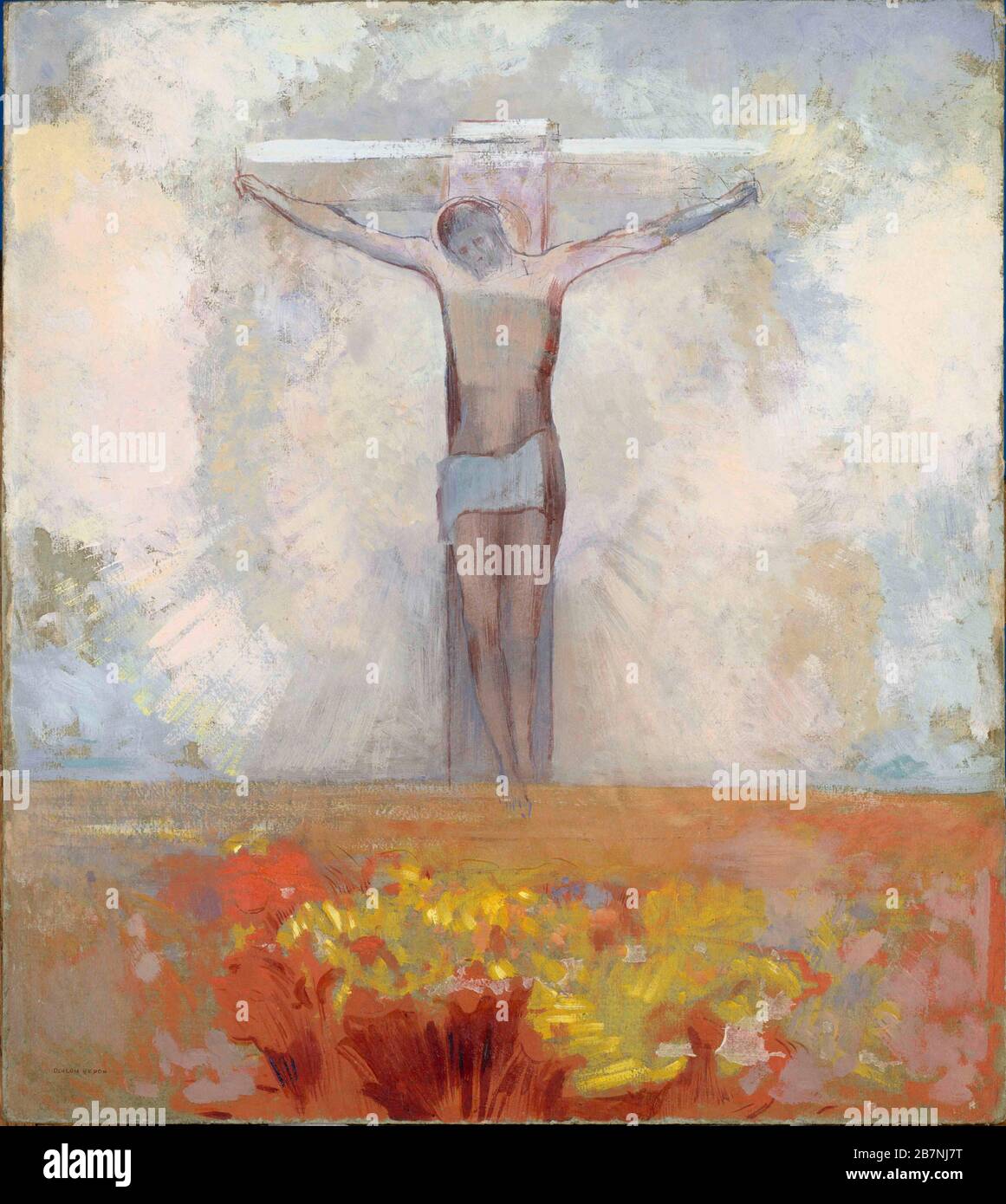 Cristo en croix, c. 1910. Trovato nella collezione di Mus& n. xe9;e d'Orsay, Parigi. Foto Stock