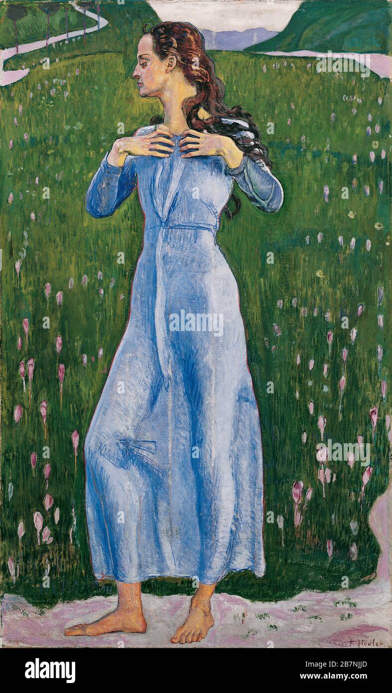 Emotion (Ergriffenheit), 1900. Trovato nella Collezione di & xd6;sterreichische Galerie Belvedere, Vienna. Foto Stock