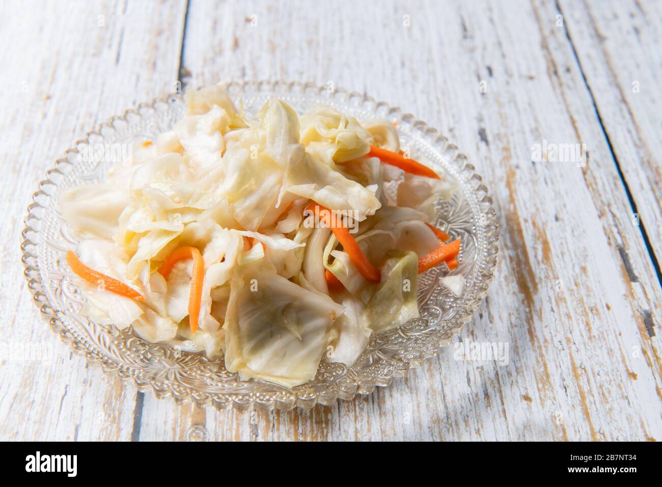 Il kimchi di stile taiwanese è usato spesso con il tofu stinky. Foto Stock