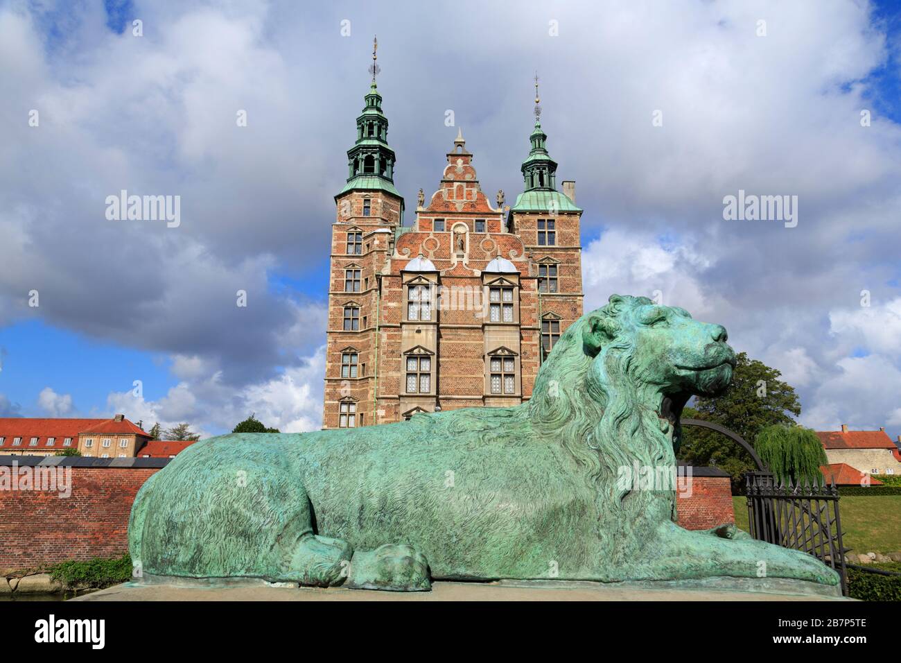 Castello di Rosenborg, Copenaghen, Zelanda, Danimarca, Europa Foto Stock