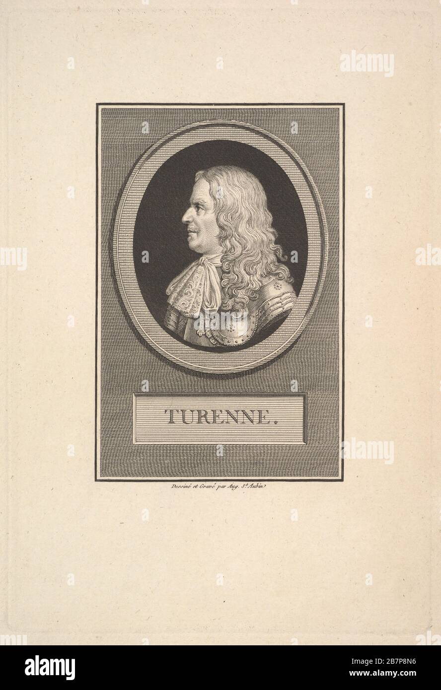 Ritratto di Enrico de la Tour, Vicomte de Turenne, 1800. Foto Stock