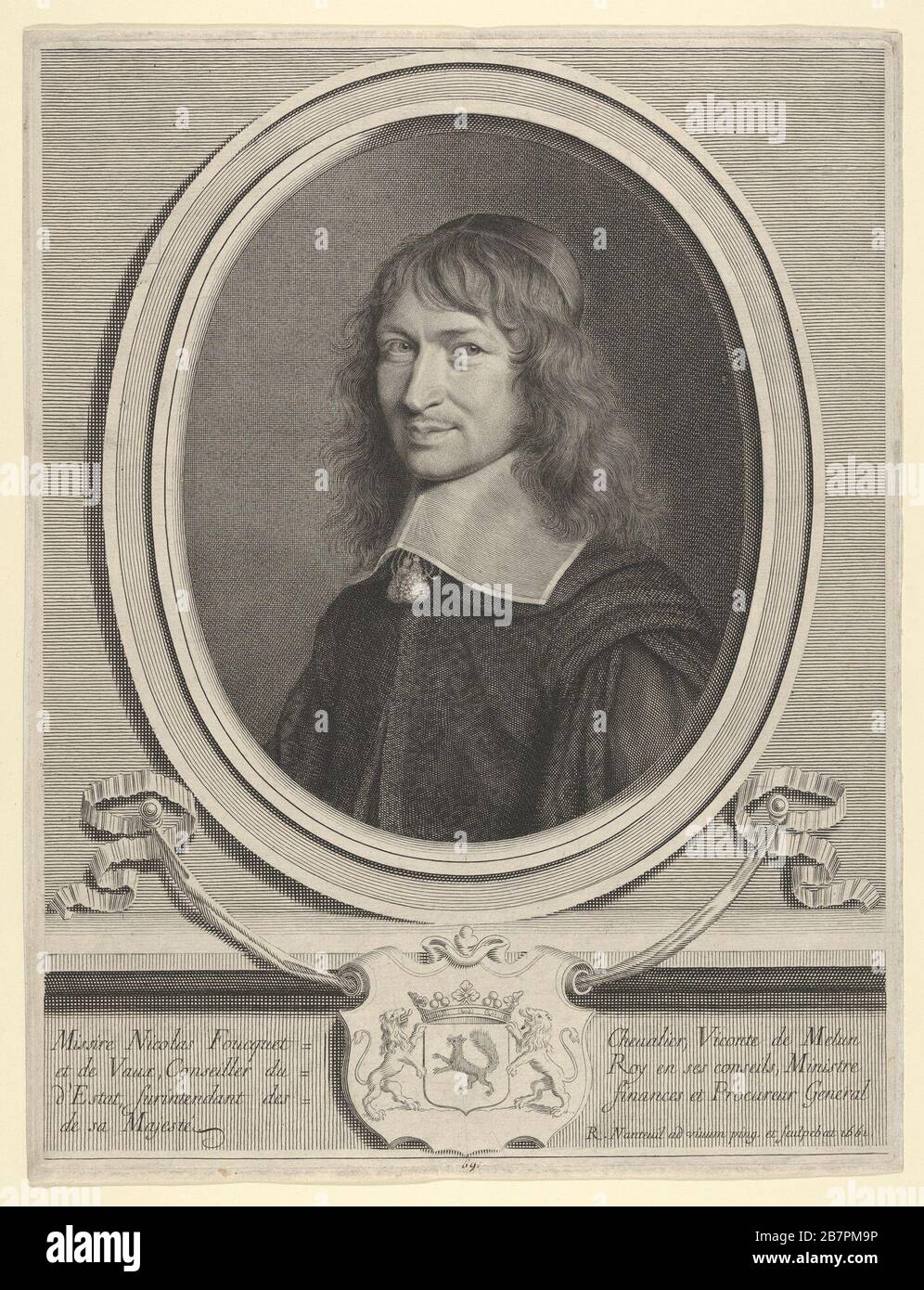 Nicolas Fouquet, 1661. Foto Stock
