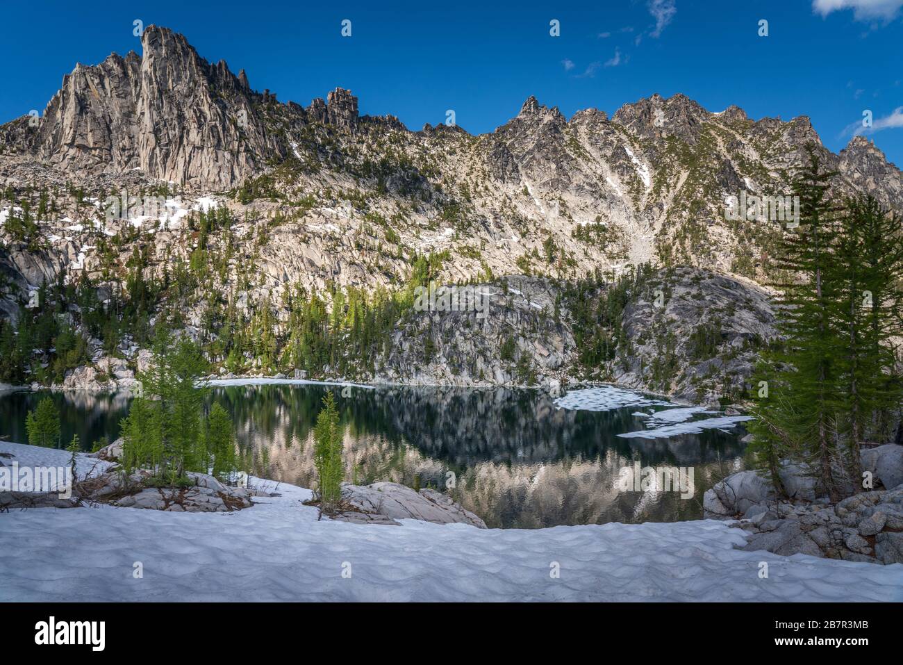 Alpine Lakes Wilderness nello Stato di Washington Foto Stock