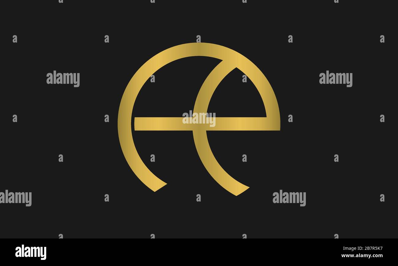 PA, lettera AP Logo Design con la moderna e creativa tipografia trendy e il logo cerchio. Illustrazione Vettoriale