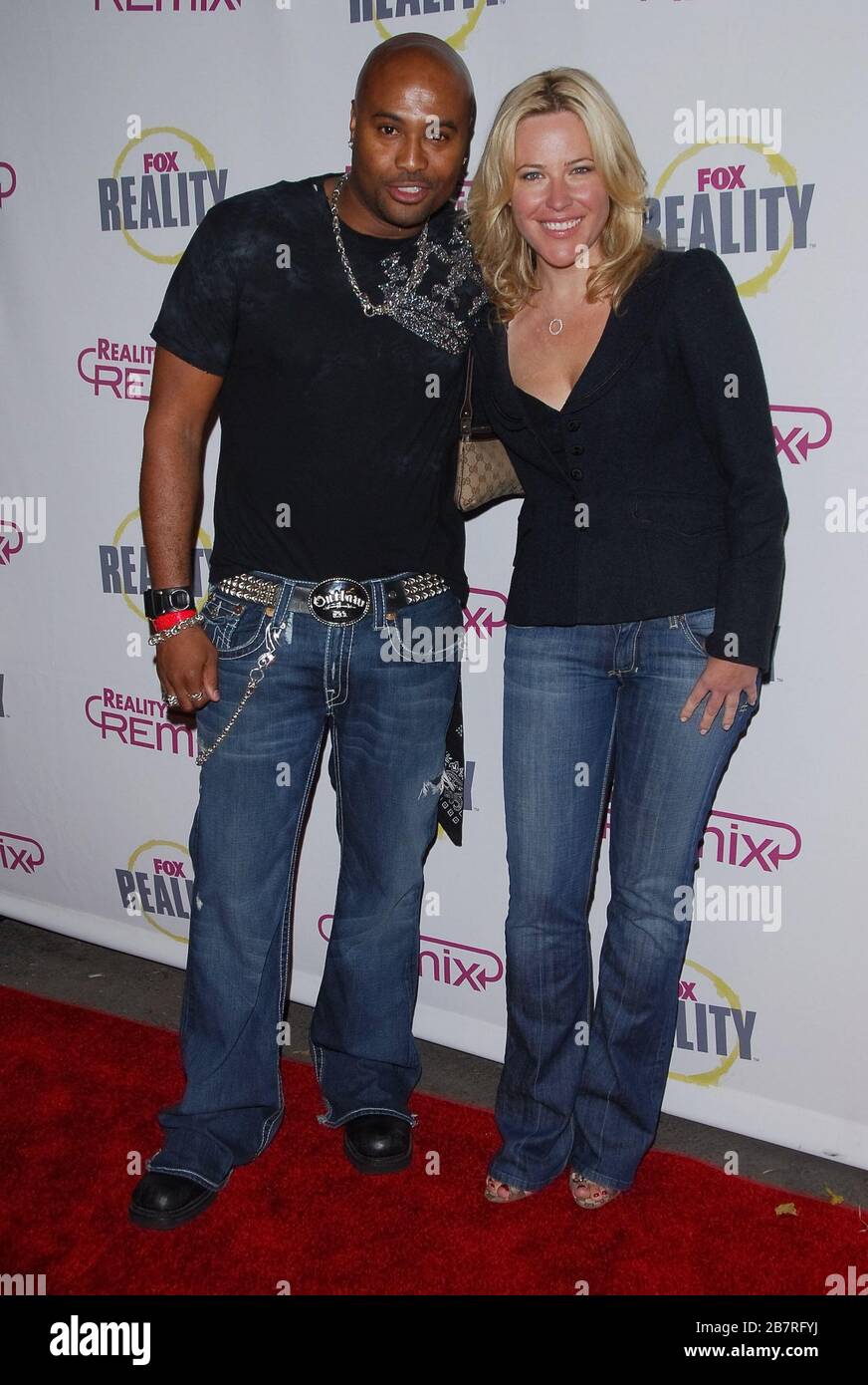 Cyrus e Beth Stolarczyk di 'Real World' al Reality Remix Really Awards tenutosi a Les Deux a Hollywood, California. L'evento si è svolto martedì 24 ottobre 2006. Foto di: SBM / PictureLux - riferimento file 33984-7688SBMPLX Foto Stock