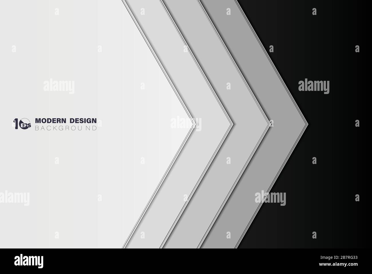 Astratto bianco e nero modello di contrasto di tecnologia di progettazione sfondo. Decora per annuncio, poster, grafica, modello di disegno, stampa. Illustrazione Illustrazione Vettoriale