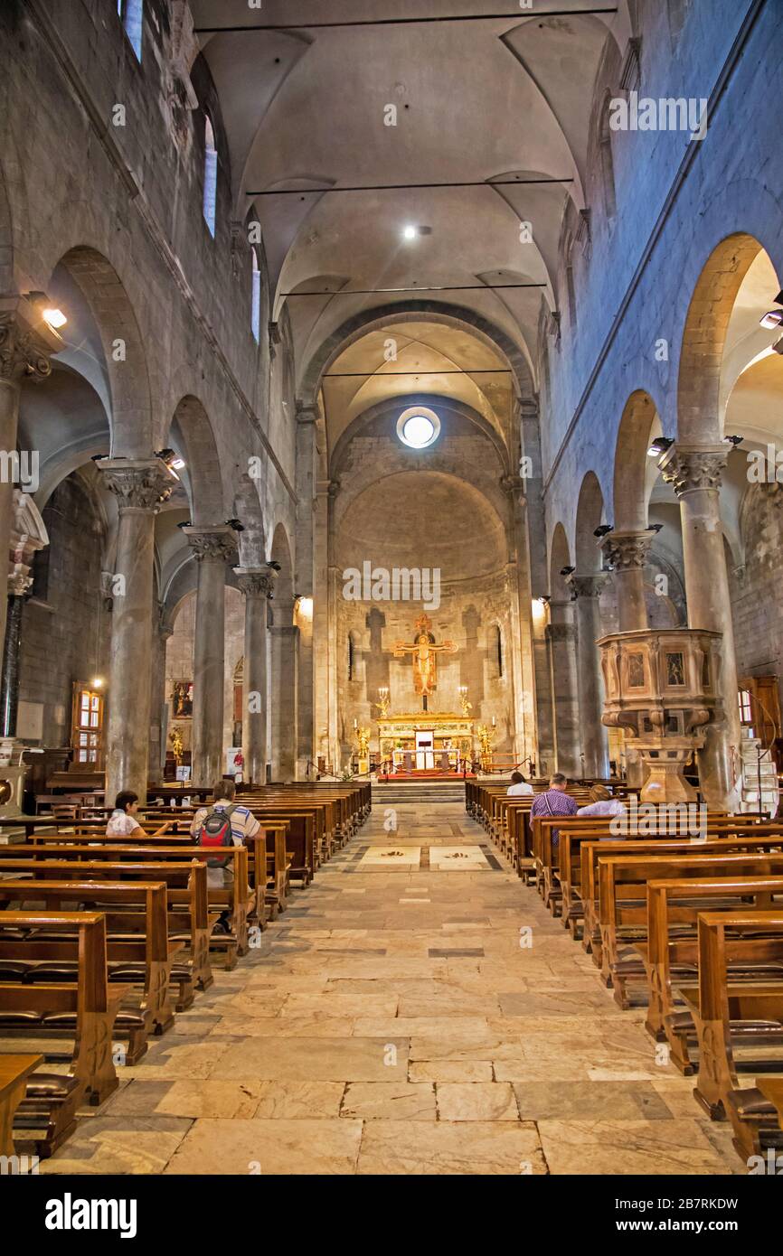 Chiesa di San Michele in Foro a Lucca Foto Stock