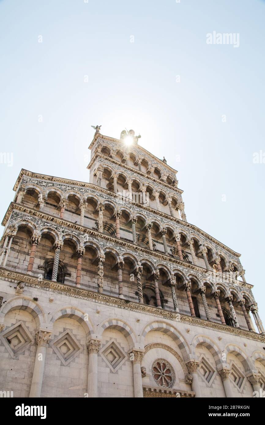 Chiesa di San Michele in Foro a Lucca Foto Stock