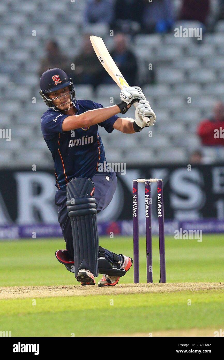 Tom Westley in azione di batting per Essex Foto Stock