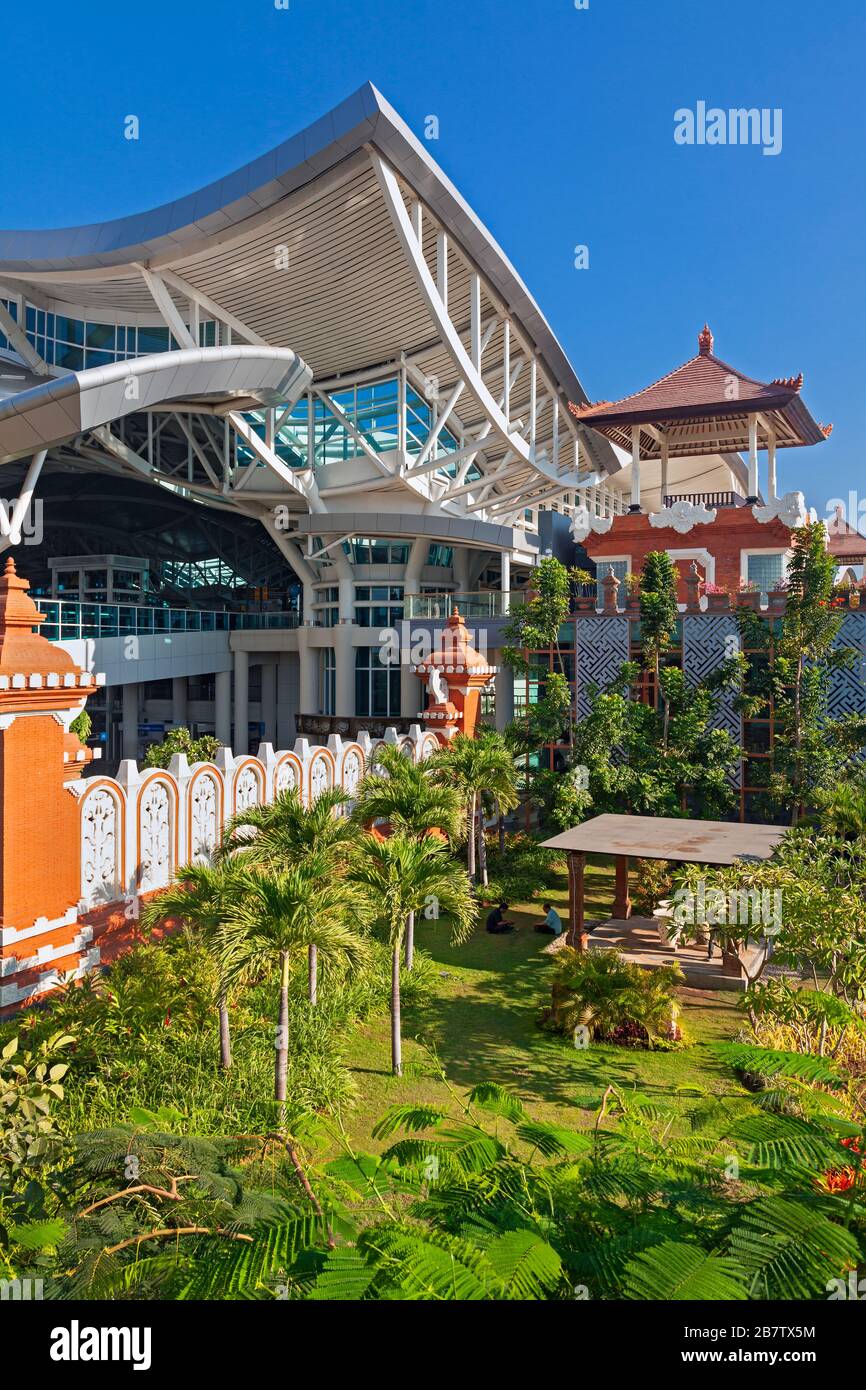 Asia, Indonesia, Bali, Aeroporto Internazionale di Ngurah Rai vicino a Denpasar Foto Stock