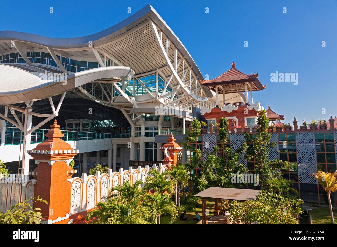 Asia, Indonesia, Bali, Aeroporto Internazionale di Ngurah Rai vicino a Denpasar Foto Stock