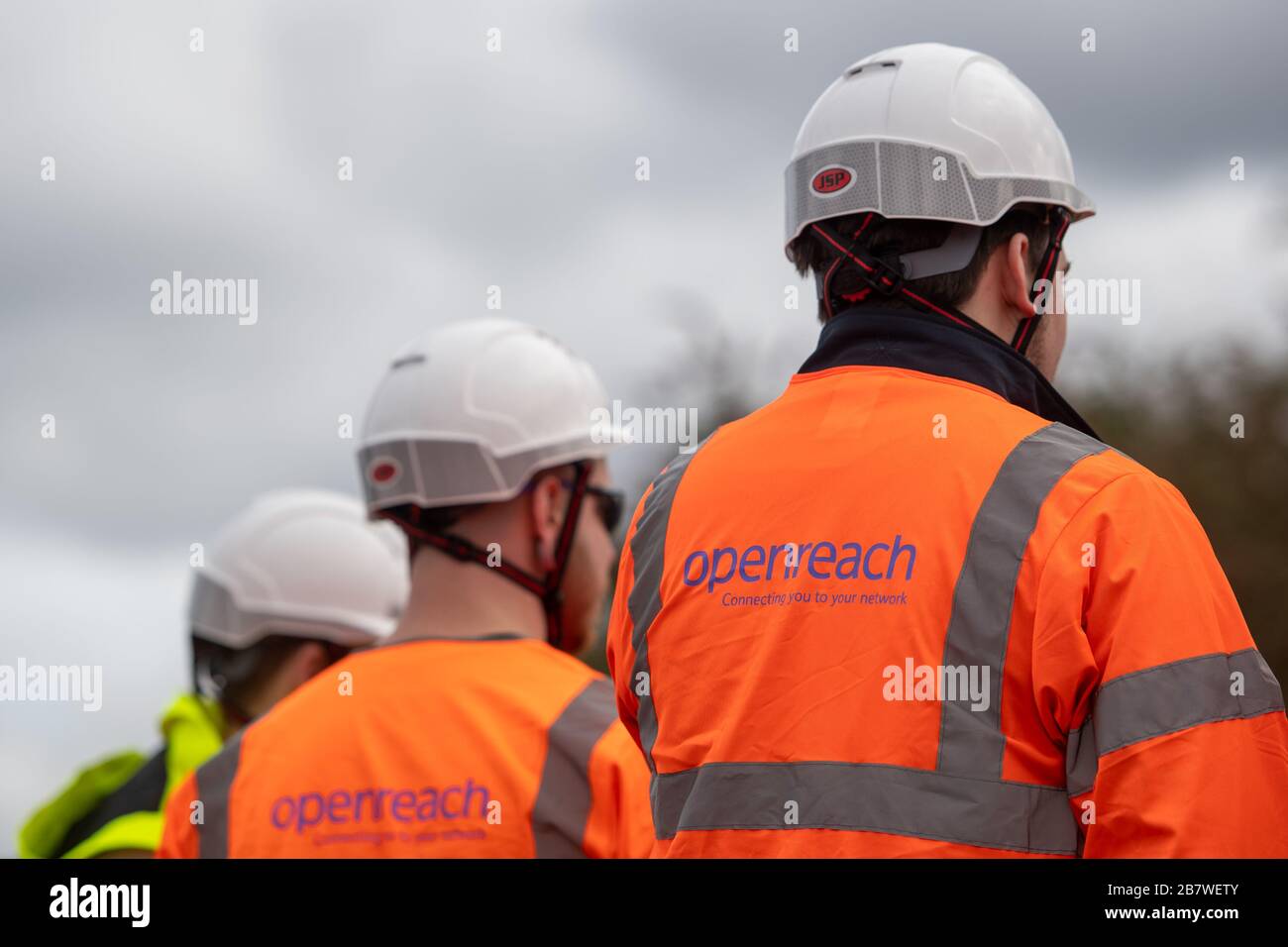 Openreach progetta il centro di formazione Openreach di Peterborough Foto Stock