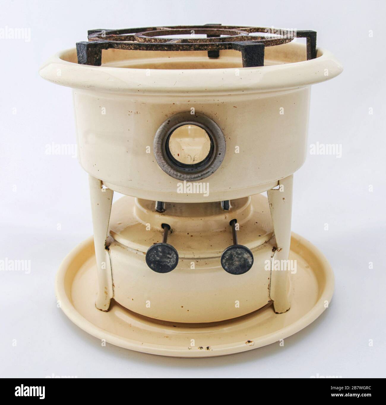 Vintage Stufa a petrolio utilizzando paraffina Foto Stock