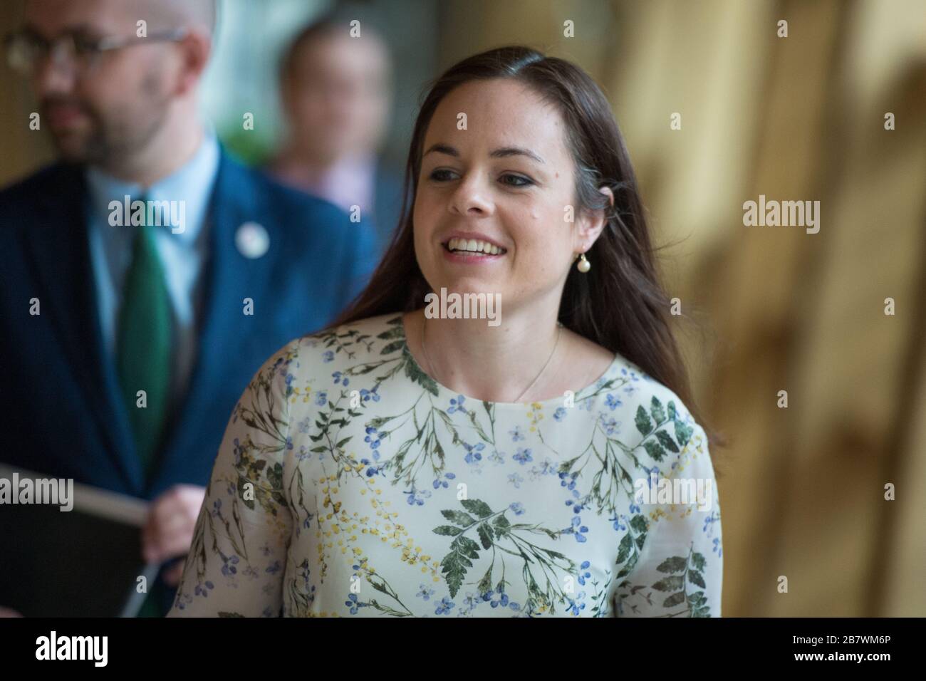 Edimburgo, Regno Unito. 18 Marzo 2020. Nella foto: Kate Forbes MSP - Ministro delle finanze del Gabinetto. Dichiarazione ministeriale: Economia - COVID-19 credito: Colin Fisher/Alamy Live News Foto Stock