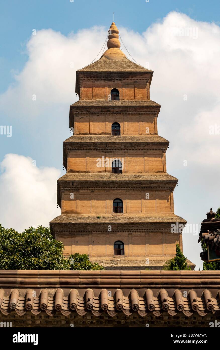 Pagoda gigante dell'Oca selvaggia, Xizn, Cina Foto Stock