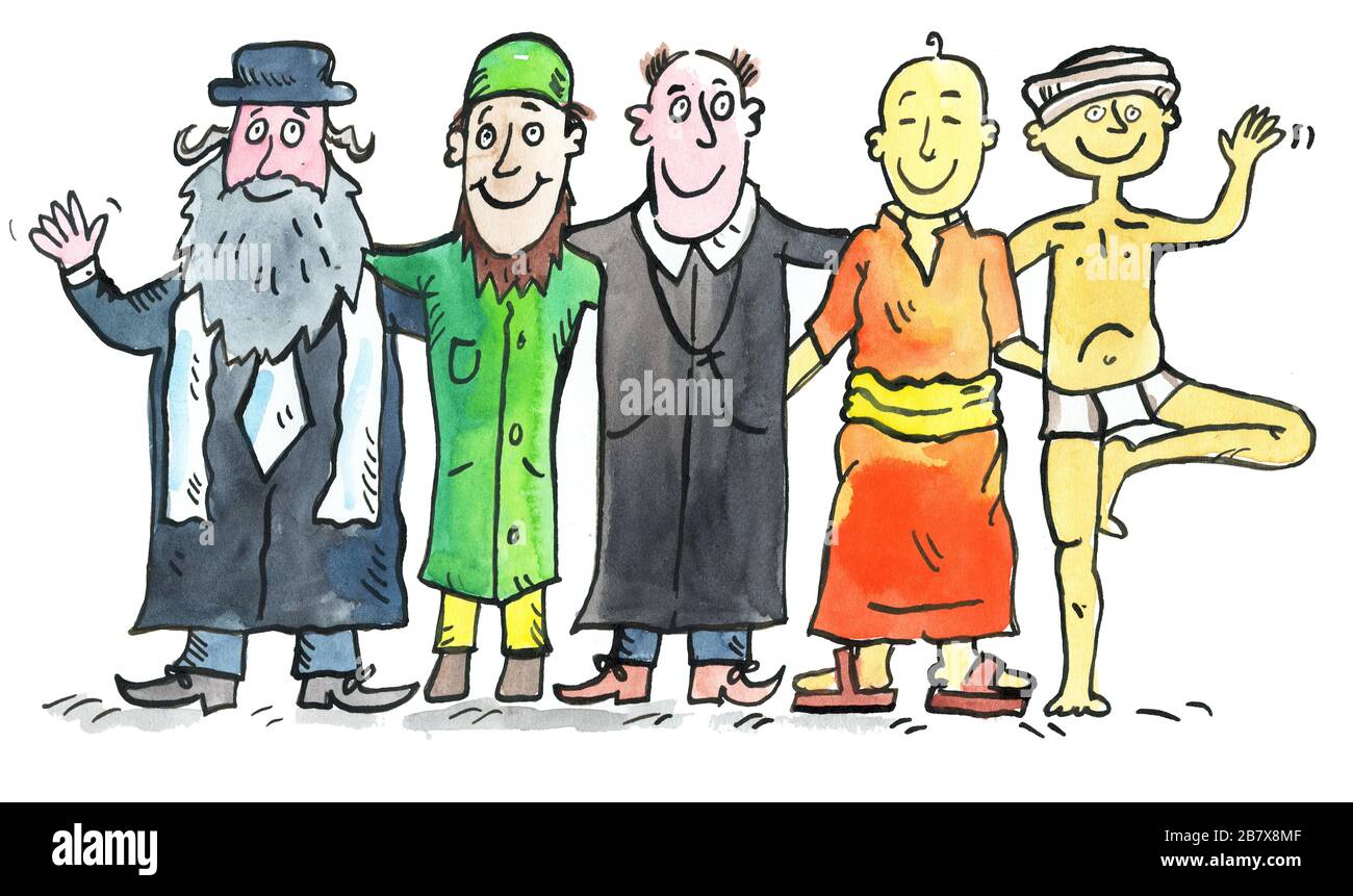 libertà religiosa per tutti Foto Stock