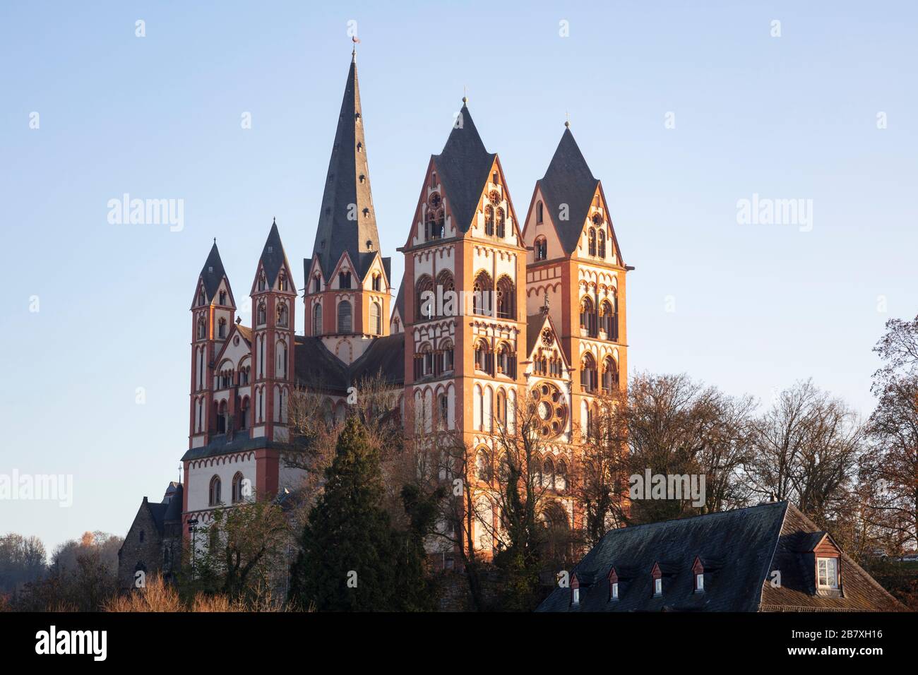 Cattedrale di St. Georg, Limburg an der Lahn, Hesse, Germania, Europa Foto Stock