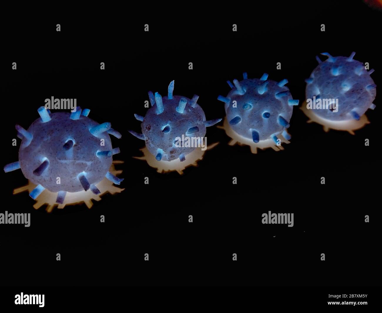 Un'immagine del virus corona Foto Stock