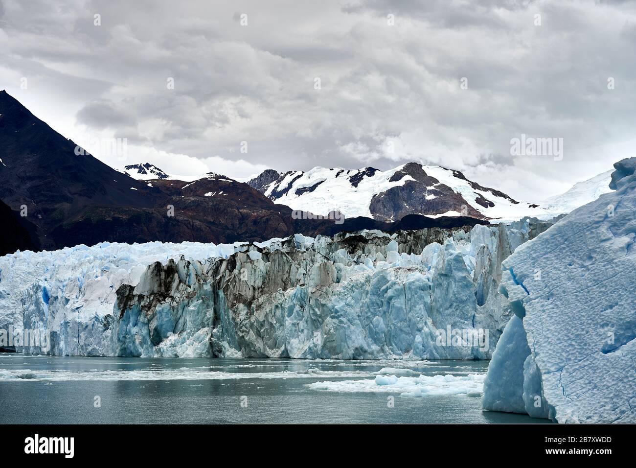 Ghiacciaio Perito Moreno, Patagonia, Sant Cruz, Argentina. Foto Stock