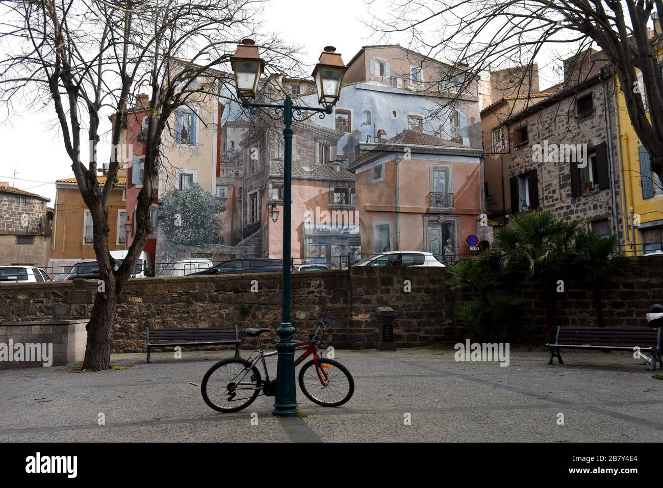 Agde nel dipartimento dell'Hérault nel sud della Francia Foto Stock