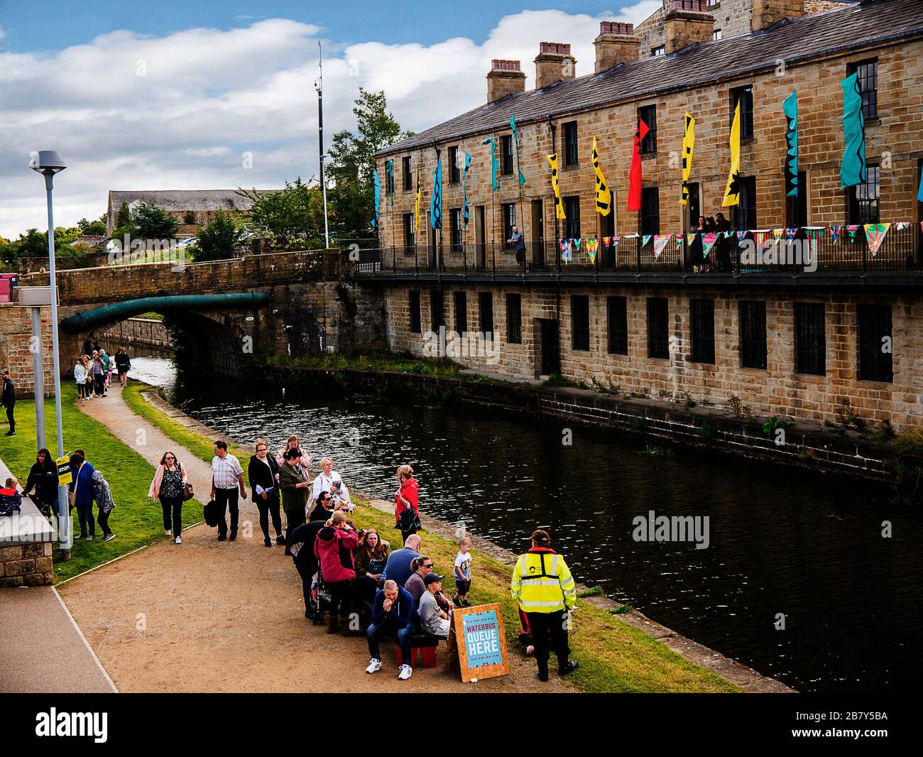 Evento di celebrazione del Leeds Liverpool Canal a Burnley Lancashire Foto Stock