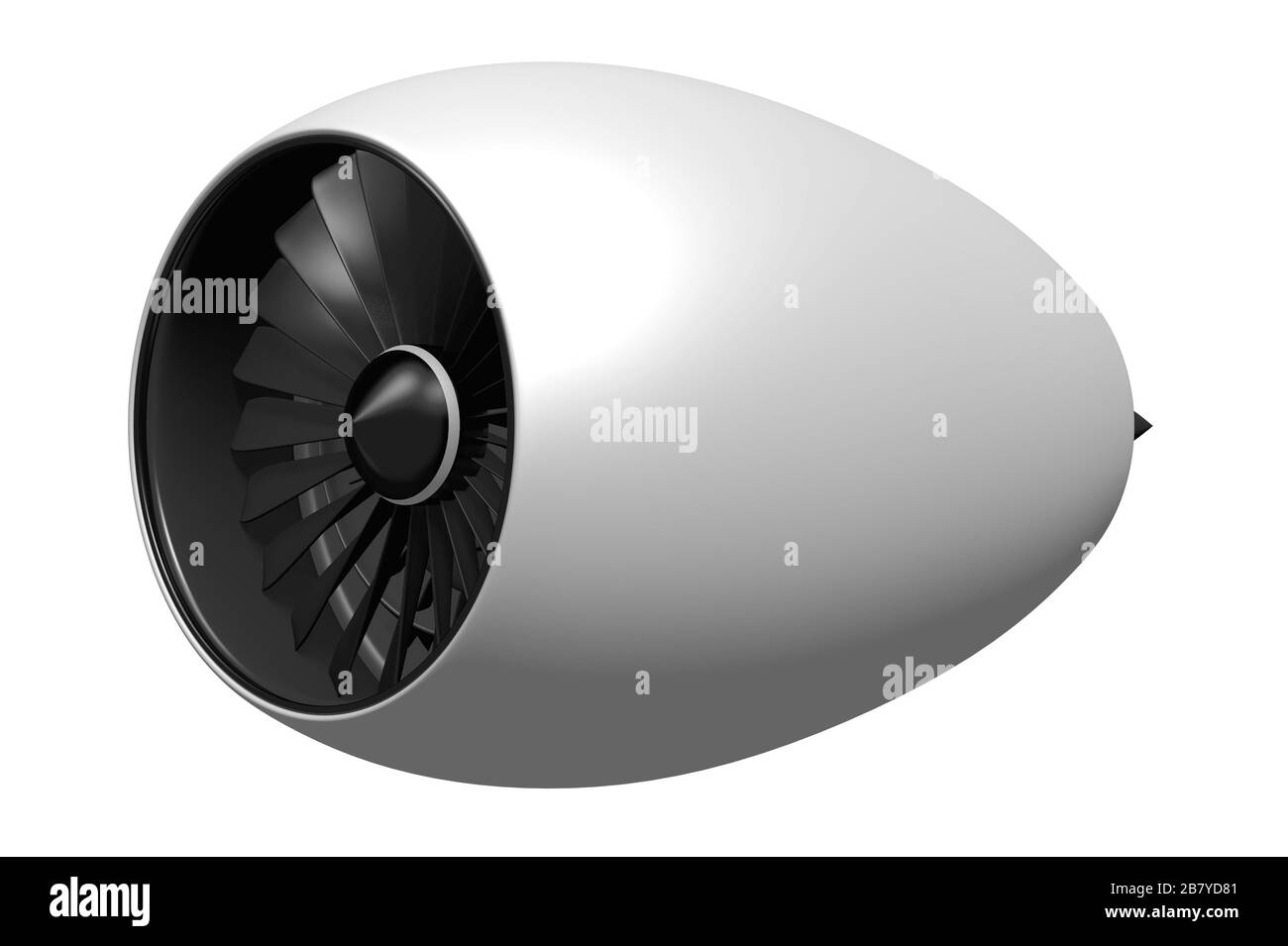 Motore piano 3D Foto Stock