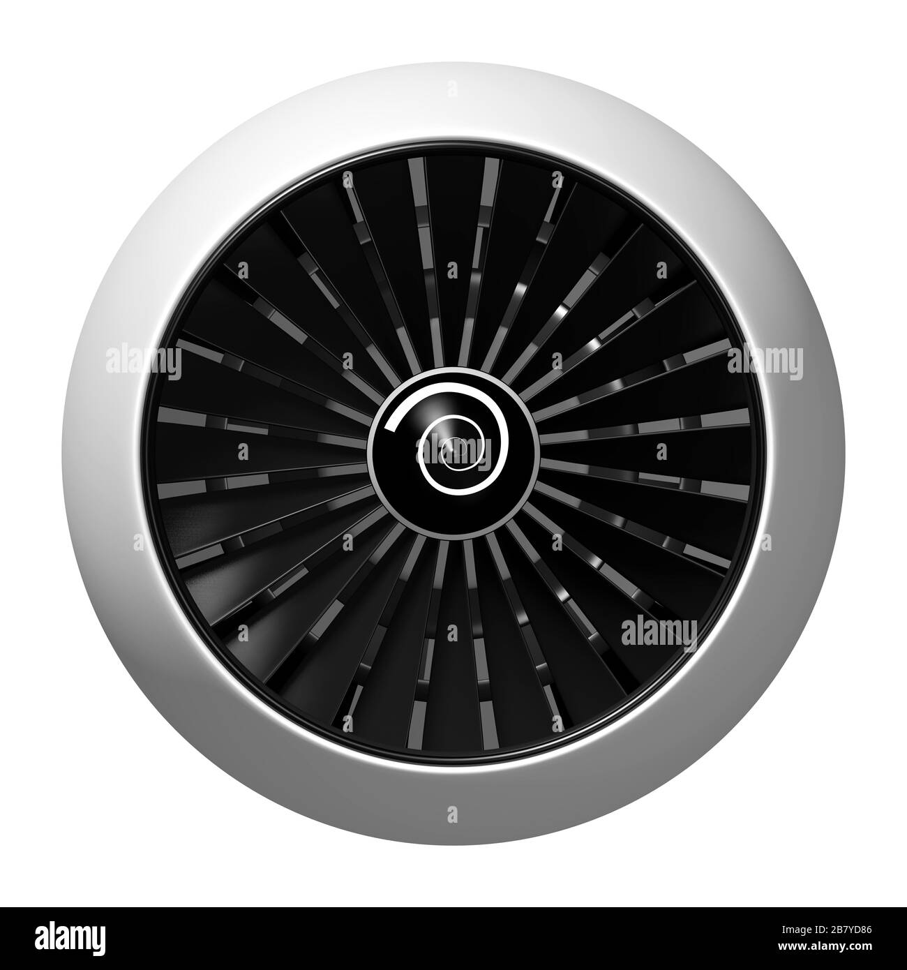 Motore piano 3D Foto Stock