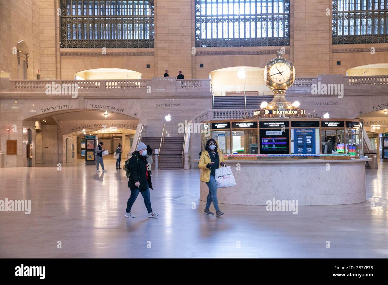 Zona principale di Grand Central Station, New York City Foto Stock