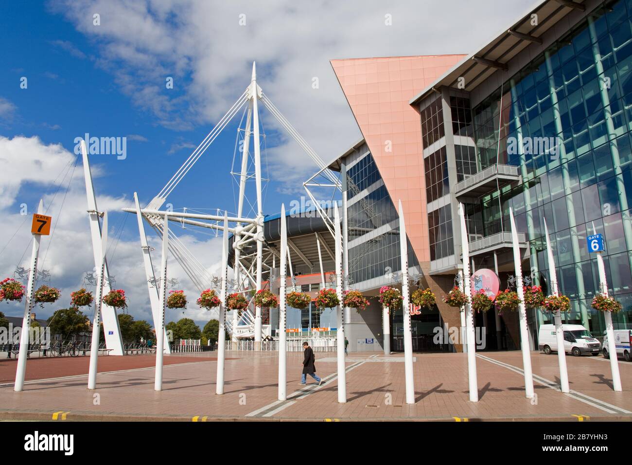 Millennium Stadium, Cardiff City, Galles, Regno Unito, Gran Bretagna, Europa Foto Stock