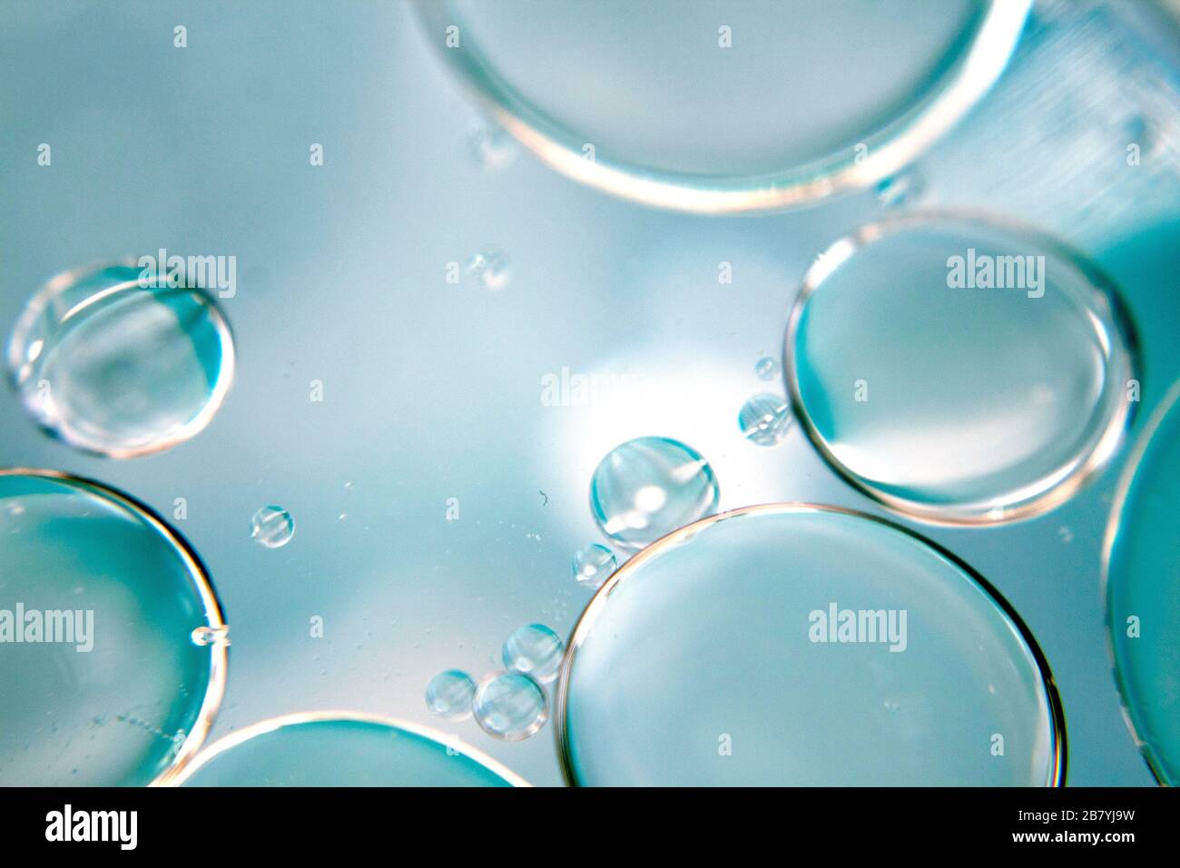 Astratto acqua e olio Foto Stock