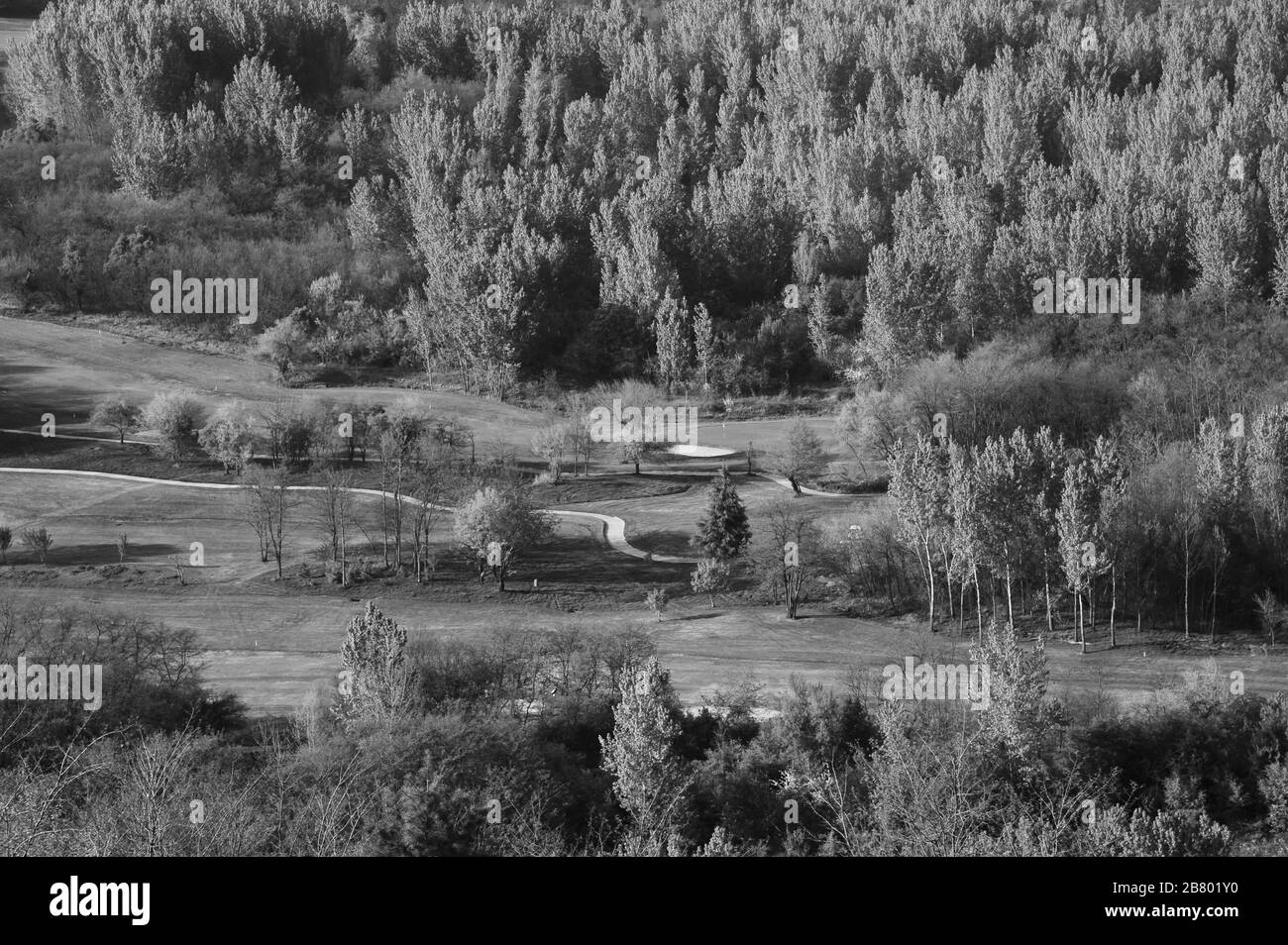 Royal Springs Golf Course, Srinagar, Kashmir, Jammu e Kashmir, India, Asia Foto Stock