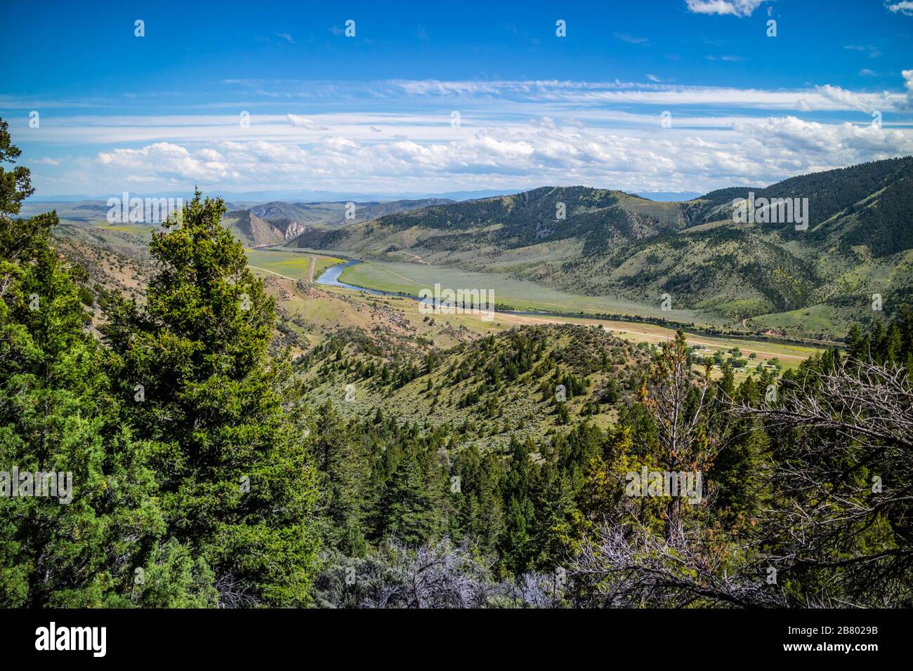 Una bella vista sulla natura in Lewis e Clark Caverns SP, Montana Foto Stock