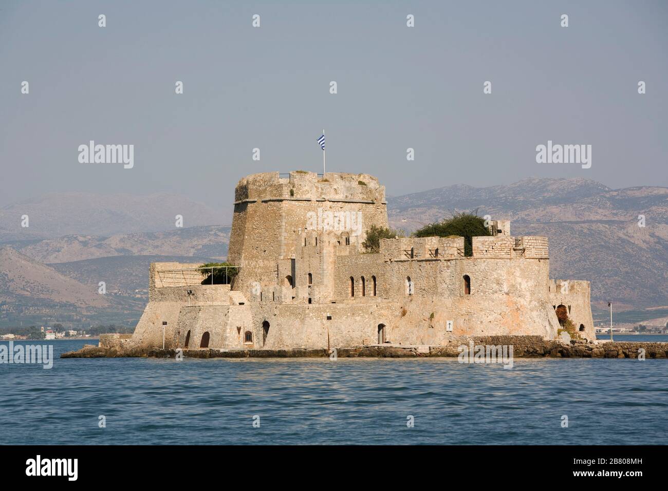 Nauplia. Penisola del Peleponese. Golfo Argolico. Mare di Egean, Mediterraneo. Grecia (Hellas), Europa. Foto Stock
