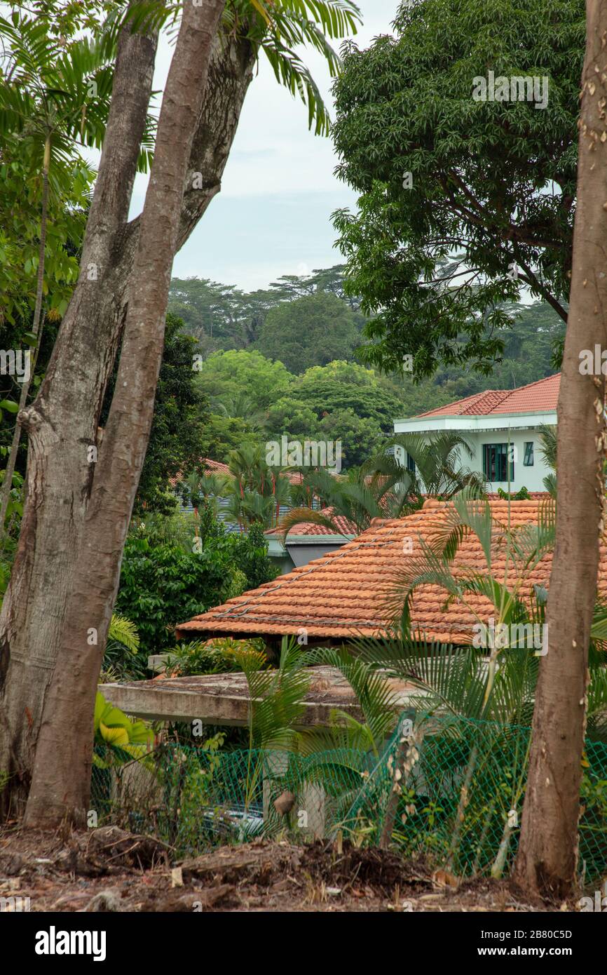 Alloggi per espatriati a Singapore. Foto Stock